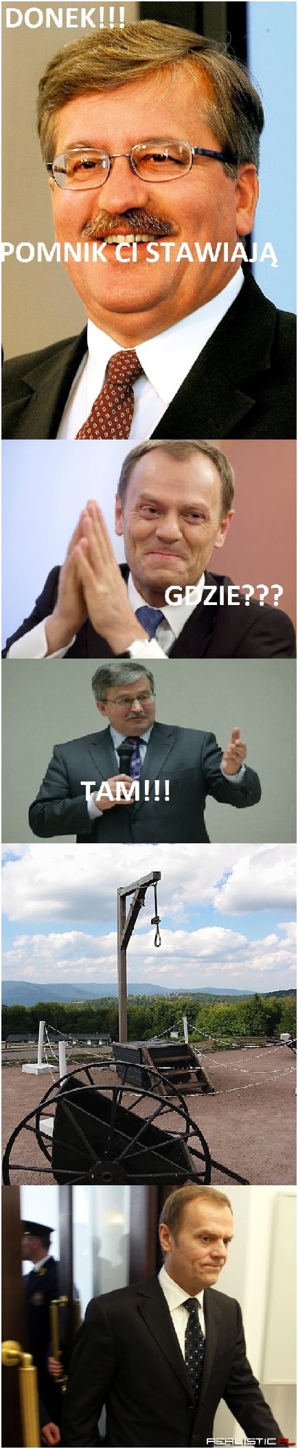 Stawiają pomnik Donaldowi Tuskowi - za osiągnięcia!