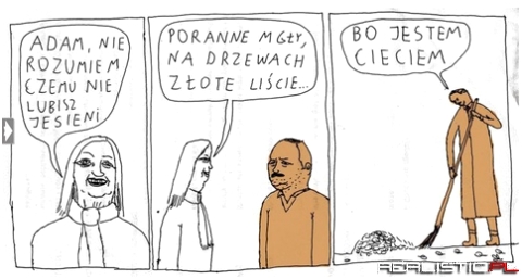 Adam nie lubi jesieni