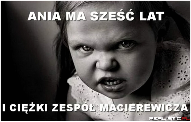 Ania ma 6 lat i ma zespół Macierewicza