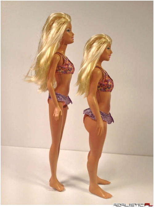 Barbie z realnymi wymiarami
