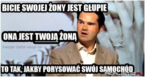 Bicie własnej żony jest głupie