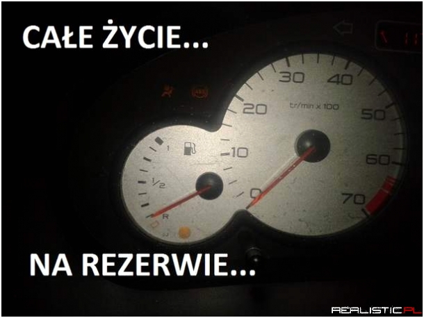 Całe życie na rezerewie.
