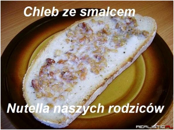 Chleb ze smalcem