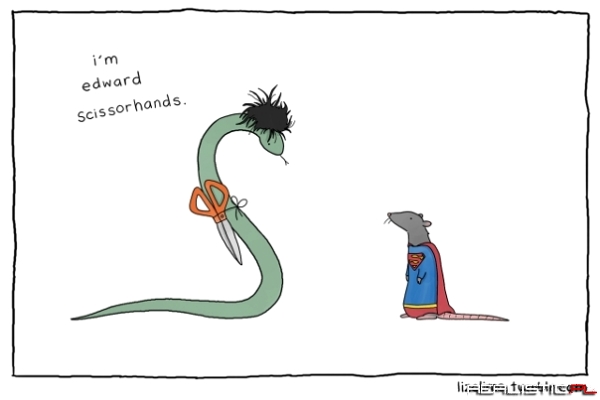 Edward Nożycoręki w wenszowej wersji