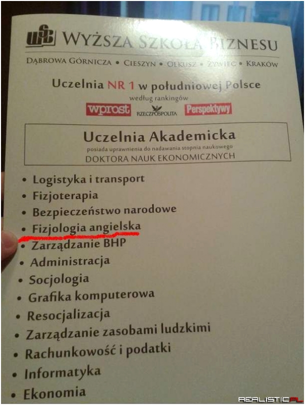 Kierunek studiów...