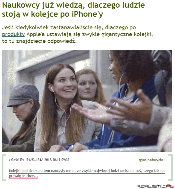 Kolejki po iPhony
