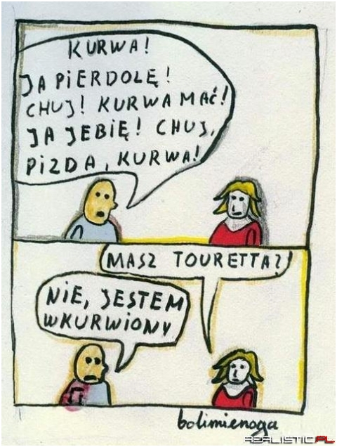 Masz Touretta?