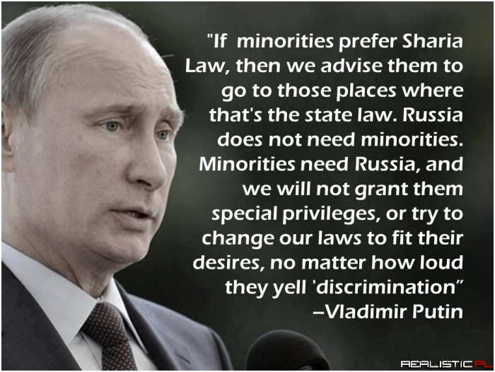 Putin o mniejszościach
