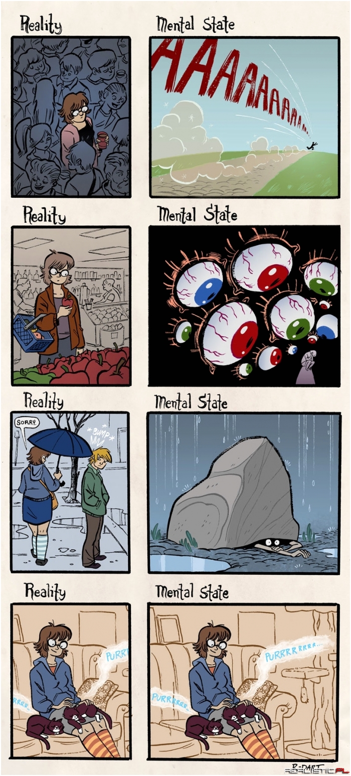 Rzeczywistość vs stan mentalny