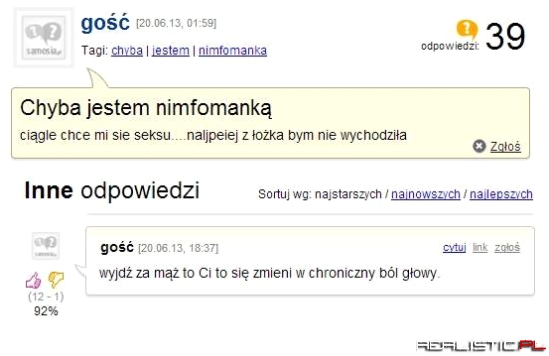 Sposób na nimfomanię