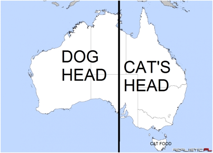 Australia, Pół pies pół kot