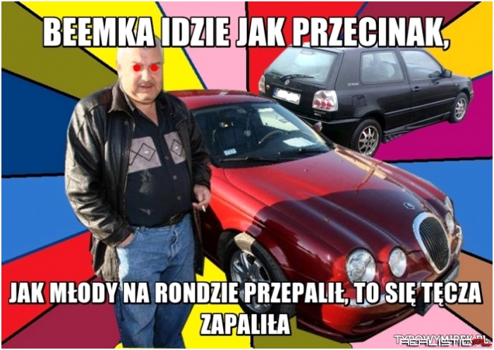 Beemka idzie jak przecinak