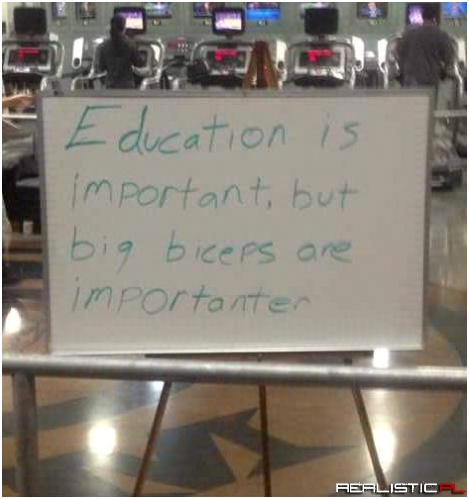 Big biceps jest importanter