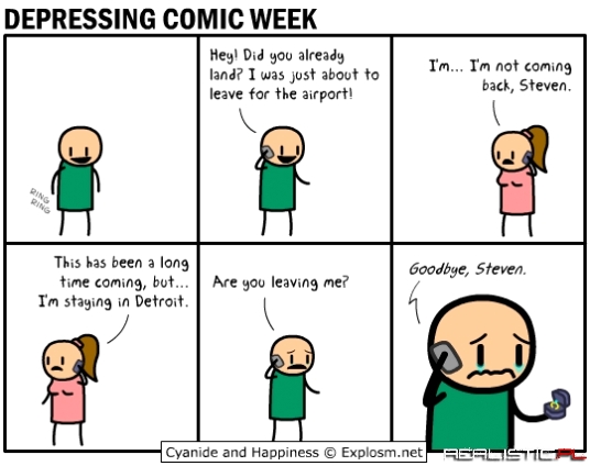 Explosm, depressing comic week