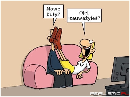Inaczej by nie zauważył