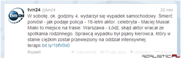 Maciej musiał [*]