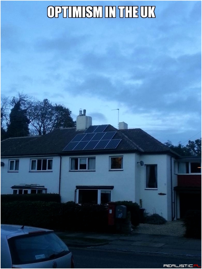 Największy optymista w Anglii