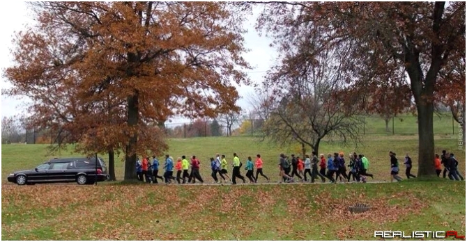 Pogrzeb maratończyka