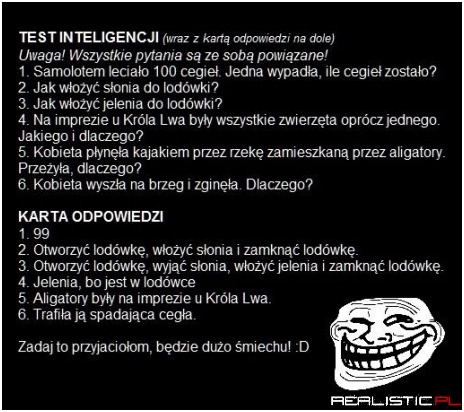 Test na inteligencję