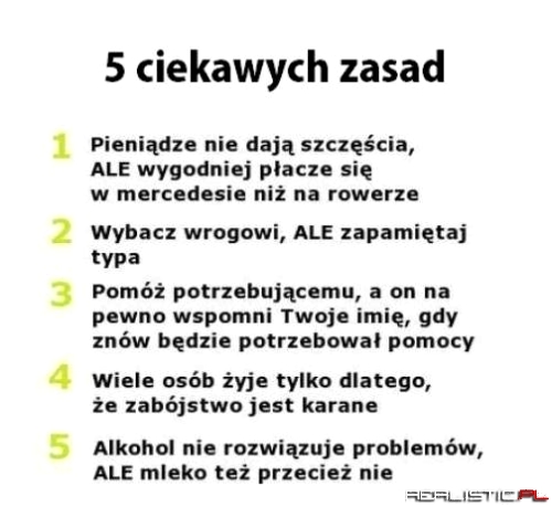 Zasady życia