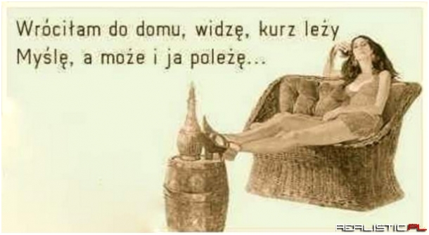 A gdy sprzątam na święta :p