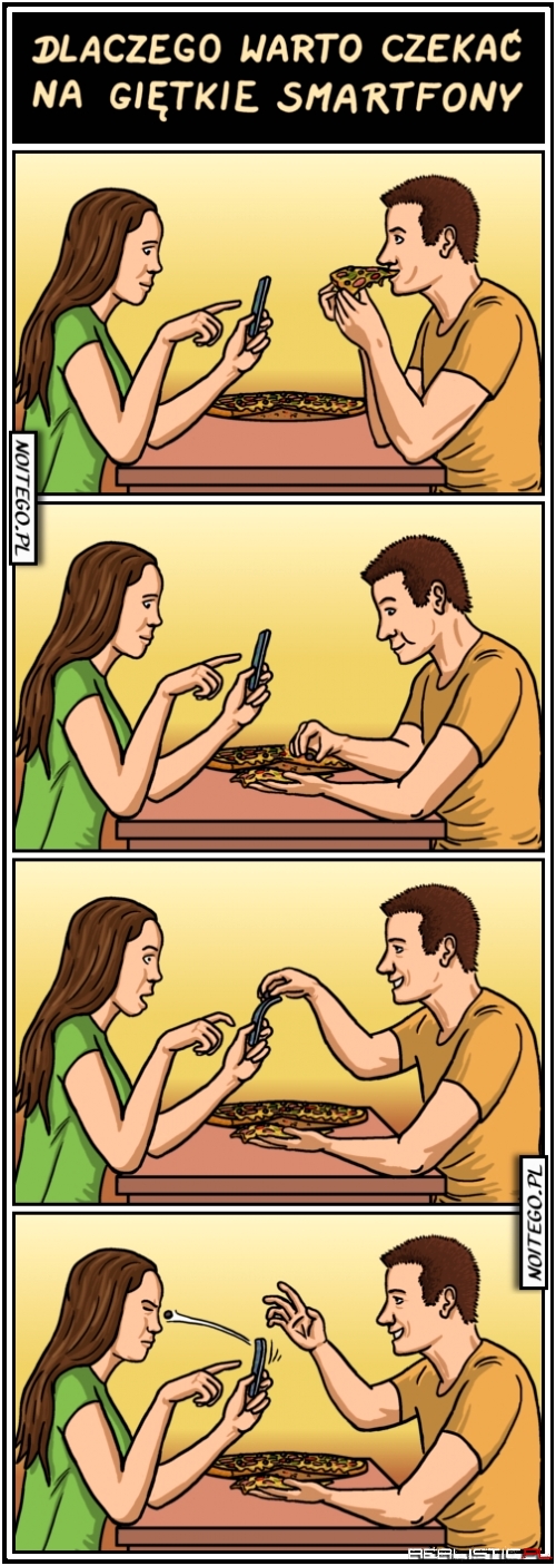 Dlaczego warto czekać na giętkie smartfony
