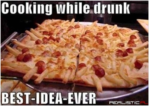 gotowanie po pijaku