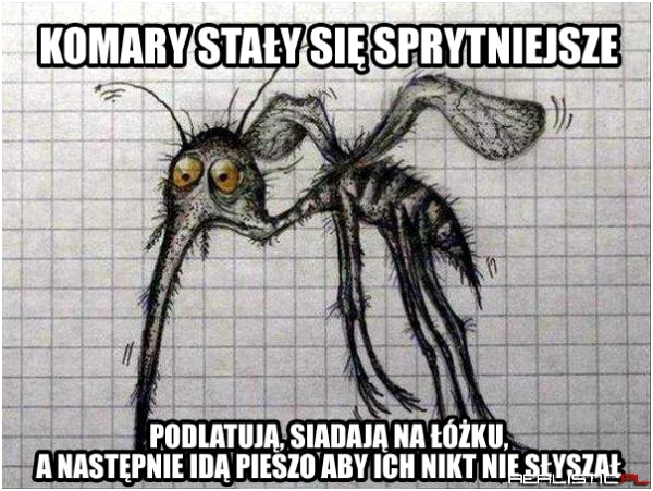 Komary stały się sprytniejsze