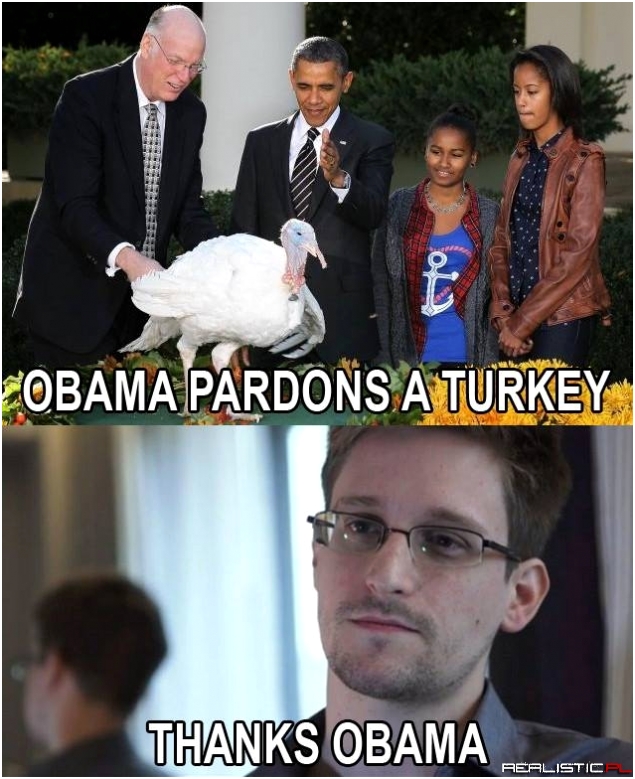 Obama przeprasza indyka