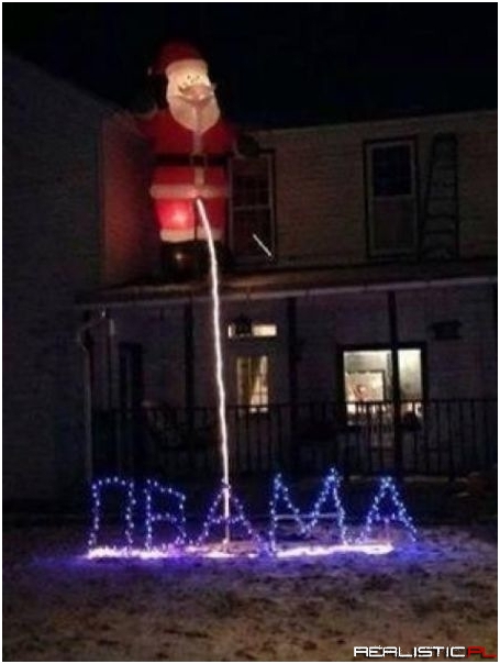 Obama  świątecznie