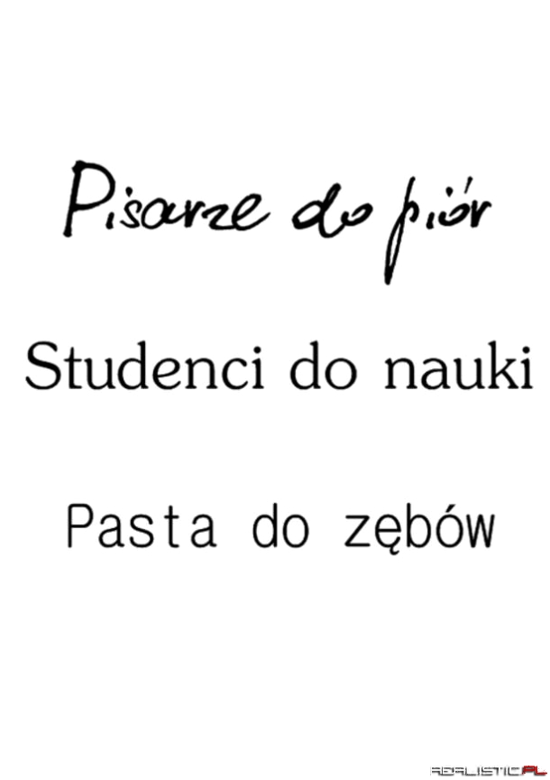 Studenci do nauki