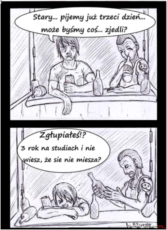 Studenci nie mieszają ...