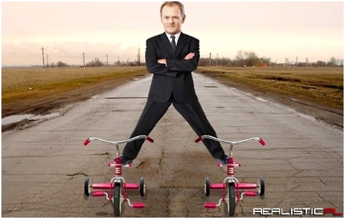 Tusk w reklamie Volvo