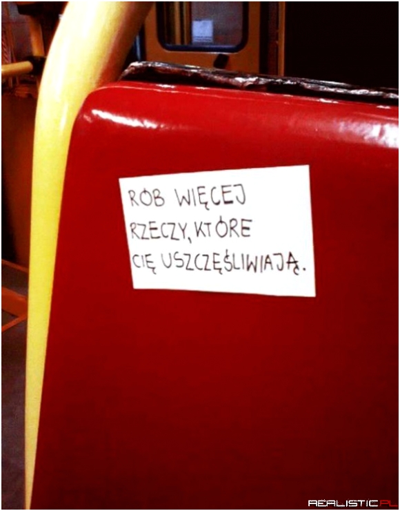 Tymczasem w komunikacji miejskiej :)