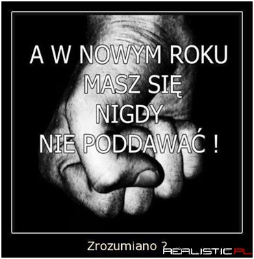 A w nowym roku...