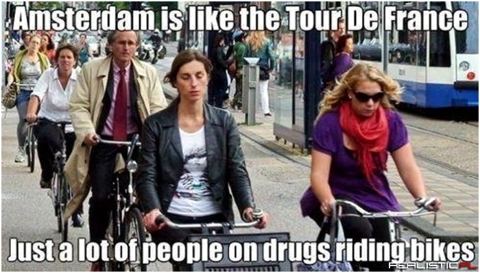 Amsterdam jak Tour de France