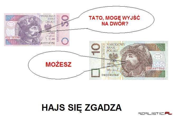 Hajs się zgadza