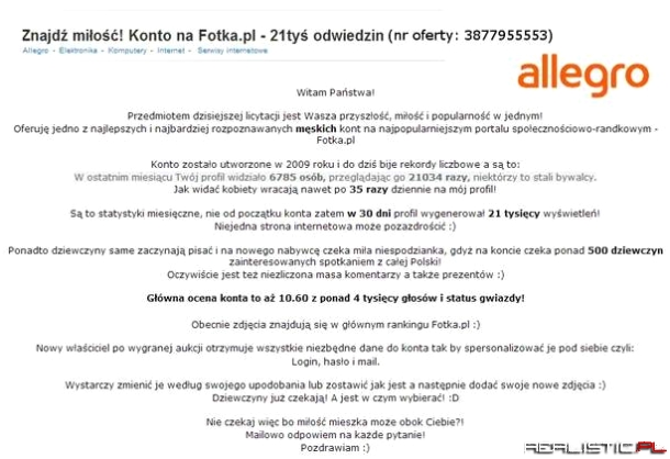 I kto powiedział że miłości nie można kupić?