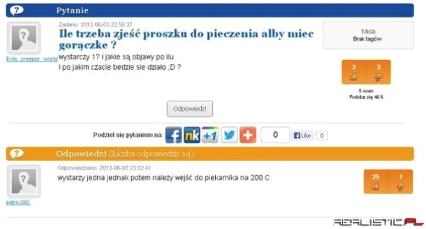 Ile proszku do pieczenia?