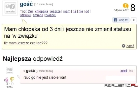 Mam chłopaka...