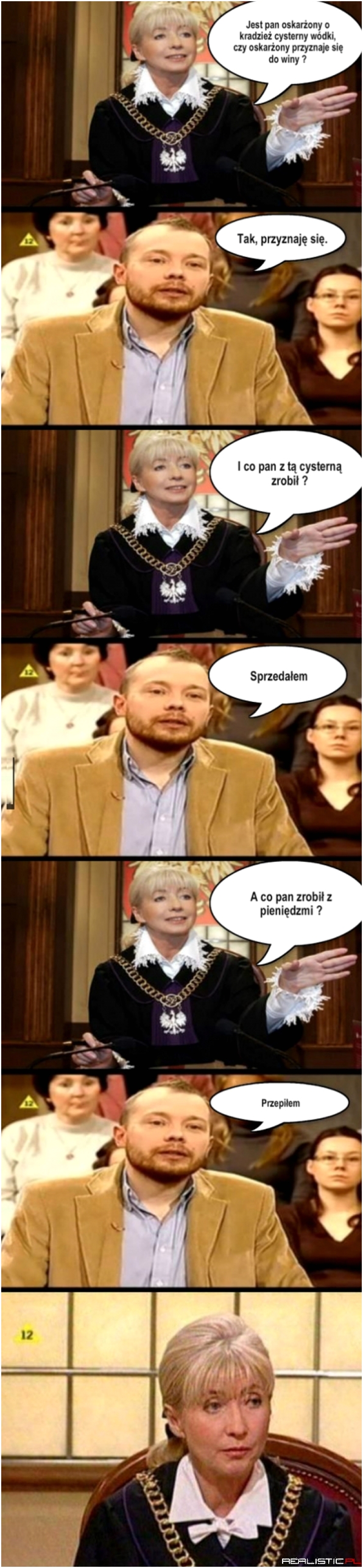 Oskarżony o kradzież
