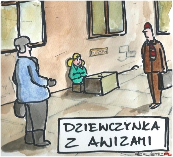 Dziewczynka z awizami