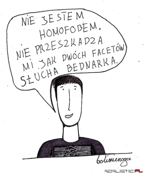 Nie jestem homofobem