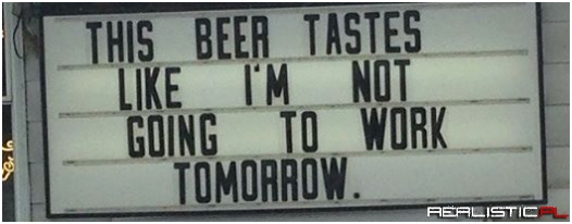 The taste of beer