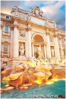Trevi Fountain, Rome, Italy