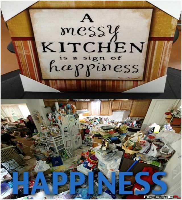 Brudna kuchnia to szczęśliwa kuchnia