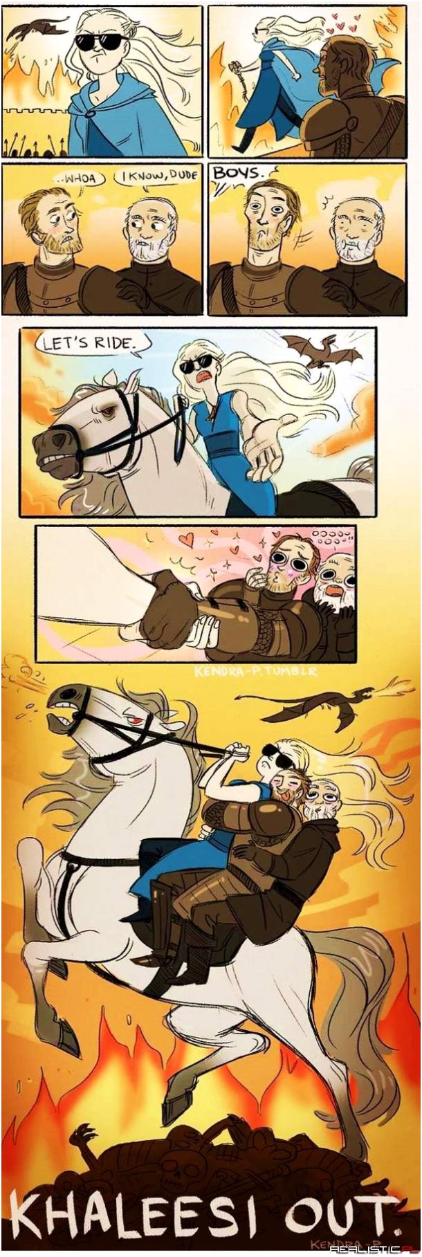 Let's ride khaleesi!