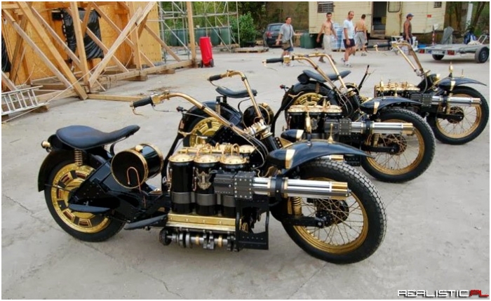 Motocykliści gotowi na wojnę