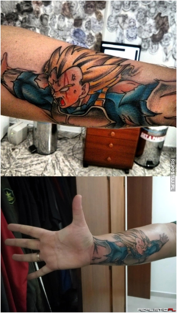 Tatuaż Vegeta