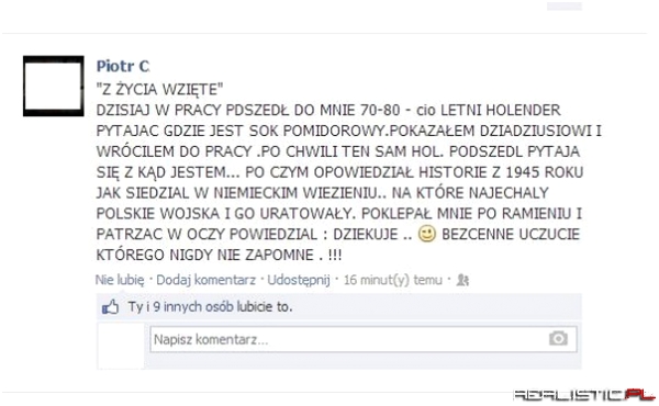 Wdzieczny człowiek nigdy nie zapomina